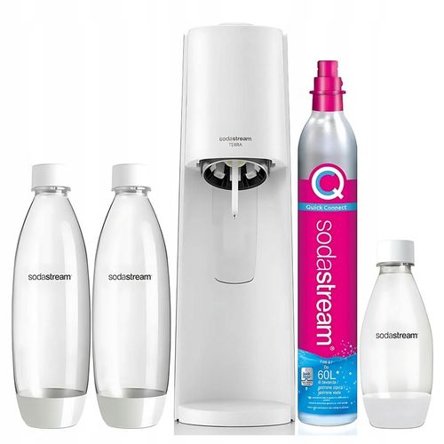 SODASTREAM TERRA Saturator zestaw 2 Butelki 1L + Butelka 0.5l + Syrop Pepsi na Arena.pl