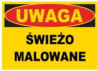BTO-24 - ZNAK - TABLICA budowlana świeżo malowane