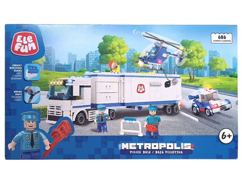 Klocki Elefun Metropolis Baza policyjna 8828 zdjęcie 3