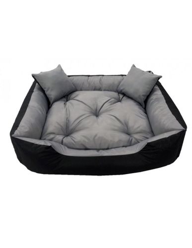 Duże Legowisko Kojec Łóżko Dla Psa Kota 100x75 cm Szare na Arena.pl