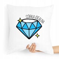 Poduszka Prezent Dla Córki Córka Idealna Z Nadrukiem Ze Zdjęciem