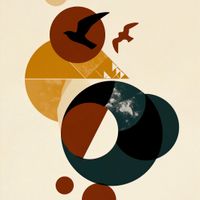 Plakat 40x40cm Kosmiczne Migracje