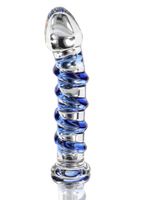 Szklane Dildo Ze Spiralą - G-Spot Gemstone Toy Joy