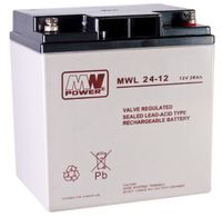 MWL 24-12: akumulator AGM 12V/24Ah 166*125*175 (M5)