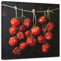 Obraz do kuchni restauracji baru jadalni, Wiszące czerwone