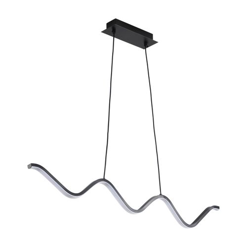 Lampa wisząca ZIGZAG LED czarna 90 cm na Arena.pl