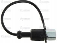 Zaślepka Czarny PVC 1/4 For Male Coupling