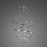 Lampa wisząca Okręgi Ledowe No.5 150cm 3K ściemnialna czarna