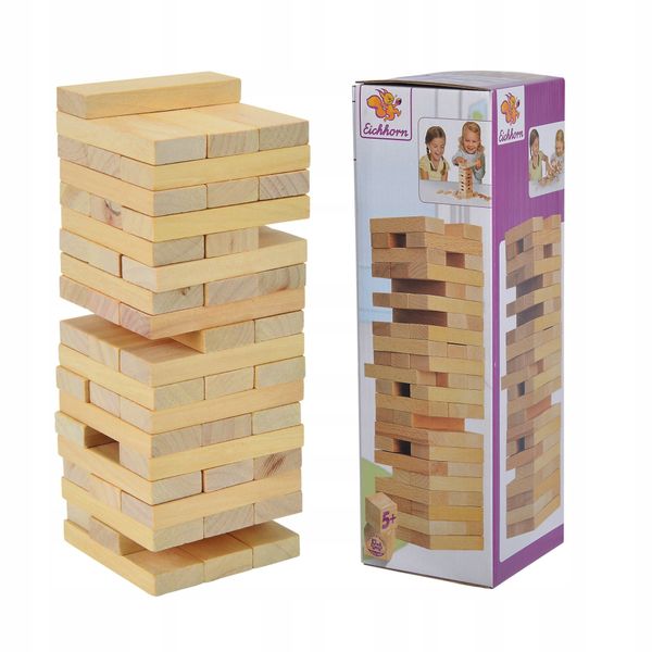 JENGA CHWIEJĄCA SIĘ WIEŻA Eichhorn 4182 zdjęcie 1
