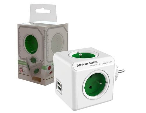 Listwa kostka allocacoc PowerCube 4 gniazda 230V +2xUSB 2.1A na Arena.pl