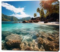 Obraz 100x90cm Odosobniony Raj