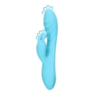 loveline glacial blue - silikonowy model kroliczek, ultra gładki