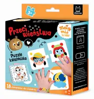 Mały miś to lubi! Przeciwieństwa. Puzzle + książeczka 3+