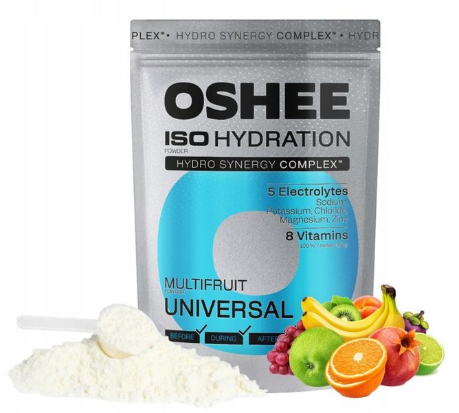 OSHEE ISO Hydration izotonik w proszku Multifruit 1050 g zdjęcie 1