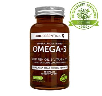Igennus OMEGA-3 z D3 cholekalcyferol kwasy EPA DHA