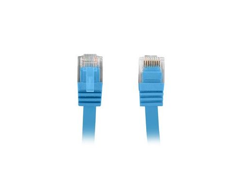 PATCHCORD KAT.5E PŁASKI 5M NIEBIESKI FLUKE PASSED LANBERG na Arena.pl
