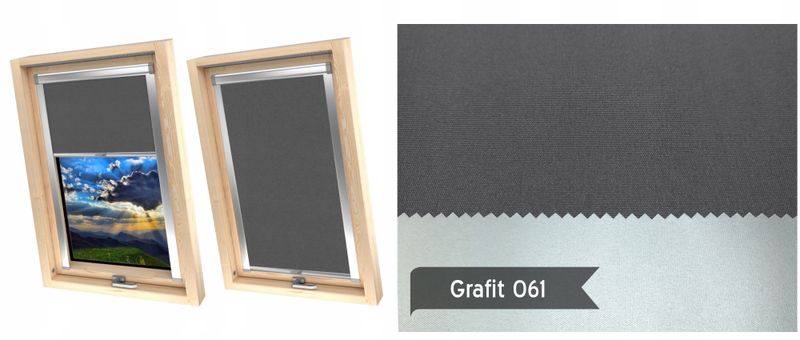 Roleta Dachowa Zaciemniająca do okien FAKRO 78x98 zdjęcie 8