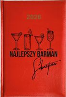 Kalendarz A5 2026 tygodniowy KSIĄŻKOWY PREZENT DLA BARMANA Z IMIENIEM
