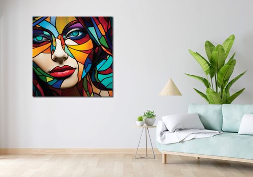 Obraz 100x100cm Spójrz Mi W Oczy na Arena.pl