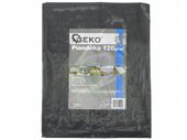 PLANDEKA UNIWERSALNA WZMACNIANA GRUBA 8x10 M SZARA GEKO G70552 120 g/mkw