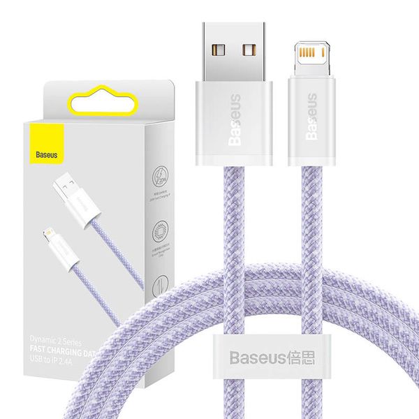 Kabel USB do Lightning Baseus Dynamic 2, 2.4A, 1m (fioletowy) zdjęcie 1