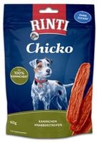 Lekkostrawne i zdrowe przysmaki dla psów z alergią - Rinti 95% Królik 60g