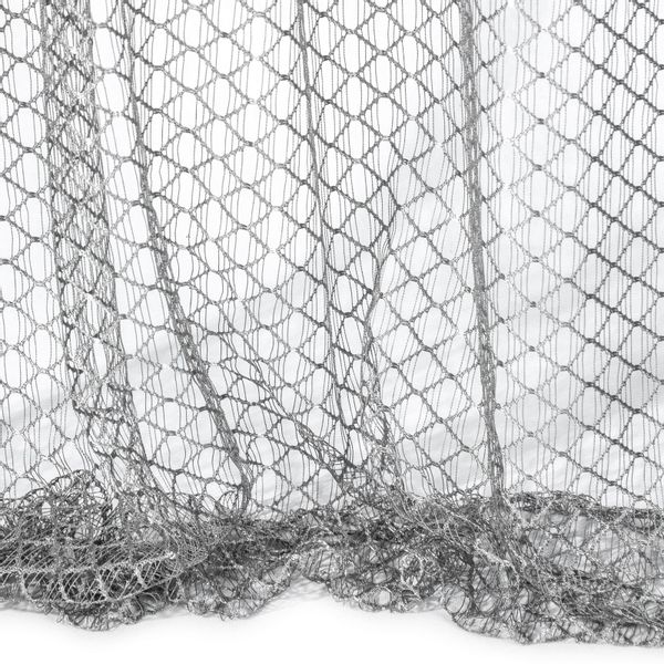 Firana gotowa na przelotkach AIDEN 140x250 Eurofirany srebrna zdjęcie 5