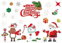 MOCNE OZDOBNE DEKORACYJNE SWIĄTECZNE NA OKNO NAKLEJKI