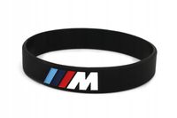 Opaska silikonowa na rękę BMW M-power czarna
