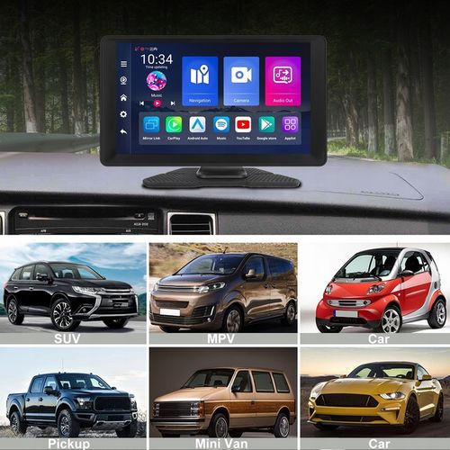 RADIO STACJA MULTIMEDIALNA WIDEOREJESTRATOR CARPLAY ANDROID 2 KAMERY DVR na Arena.pl