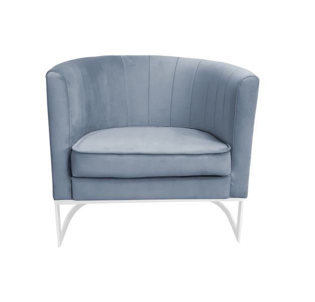 Fotel Glamour podstawa biała BL06 zdjęcie 3