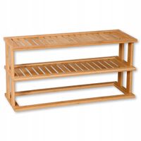 Szafka kuchenna Półka BAMBUS Dwu Piętrowa Organizer Kuchenny 55x27 cm