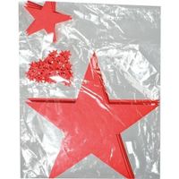 Zestaw filcowych gwiazdek KARLSTAD UPOMINKARNIA Czerwony