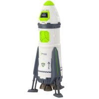 FUTURYSTYCZNA RAKIETA KOSMICZNA Z ASTRONAUTAMI