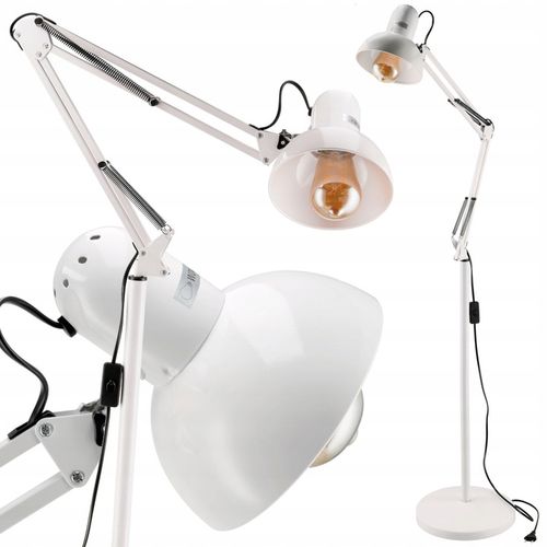 Lampka Lampa Podłogowa Stojaca LED 1xE27 185CM Stabilna + Regulacja na Arena.pl