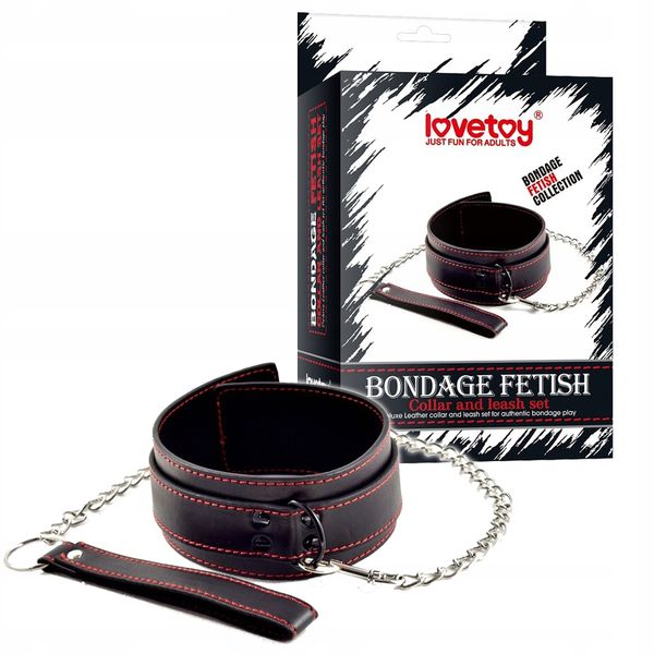 Regulowana obroża BDSM ze smyczą. zdjęcie 3