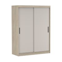 Szafa przesuwna VISTA 04 150x61 SONOMA/KASZMIR półki pojemna PRODUCENT