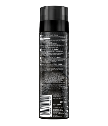 Nivea  Men  Żel Do Golenia - Deep - 200 Ml na Arena.pl