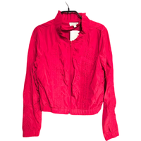 Lekka Kurtka Damska Przejściowa Dopasowana Wygodna Czerwony Rozmiar 38