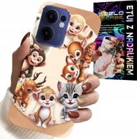 ETUI DO OPPO FIND X5 LITE - PLECKI DLA DZIECI W ZWIERZĘTA LEŚNE CASE