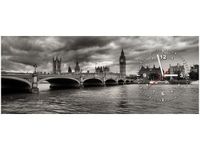 100CM 40CM ZEGAR ŚCIENNY MOST TAMIZIE MALOWNY RAMA