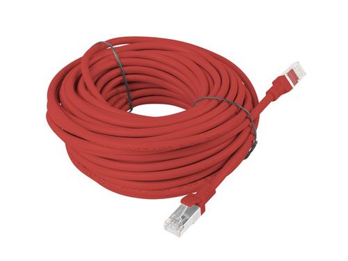 PATCHCORD KAT.5E 15M CZERWONY FLUKE PASSED LANBERG na Arena.pl