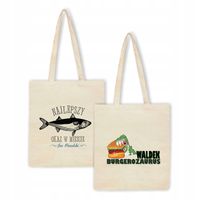 Eko Torba z imieniem napis PREZENT BURGEROZAURUS