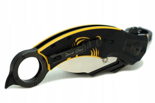 Nóż składany kieszonkowy KARAMBIT stal EDC survival Sitivien ST164 scyzoryk na Arena.pl