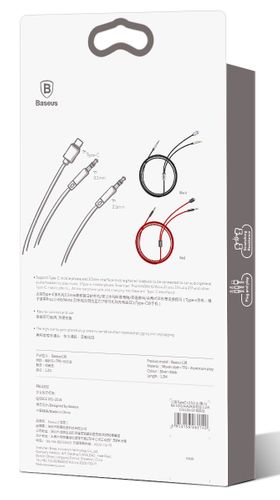 Kabel audio AUX Type C mini jack 3.5 Baseus L38 na Arena.pl