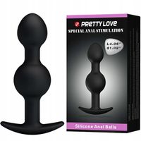 WIBRUJĄCY KOREK ANALNY Kulki Gejszy 10 cm Elastyczne Dla Kobiet i Mężczyz