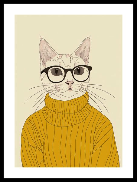 Plakat 29,7x42cm Intelektualista zdjęcie 3