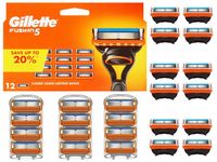 ORYGINALNE WKŁADY OSTRZA NOŻYKI WYMIENNE DO MASZYNKI GILLETTE FUSION 5