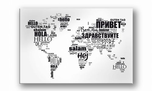 OBRAZ NA SZKLE PROSTOKĄTNY 60x40cm 128 Mapa na Arena.pl