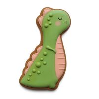 CIASTKO LUKROWANE BLOSSOME CAFE MAŁY DINO ZIELONY RĘCZNIE ROBIONE